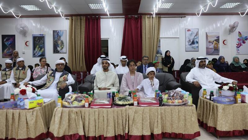 افتتاح قاعة “أم الامارات” وتنفيذ يوم الفرح في مخيم “مريجيب الفهود”